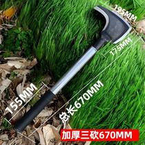 New high manganese steel German double sickle lawn mower agricultural cutting dual-use weeding artifact cutting branches and wood cutting knife