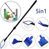 5 in 1 Aquarium Cleaning Tools Kit Fish Tank ABS Long