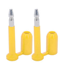 Anshengda disposable lead seal high security container seal container lock bullet seal wire seal yellow (10