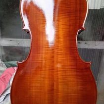 High-end 4 4 cello Natural tiger pattern high-end cello Purely handmade Quality assurance