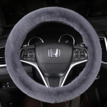 Car steering wheel short plate cover winter plush velvet protection Internet celebrity cartoon cute female model new YwK4IqhG model special winter
