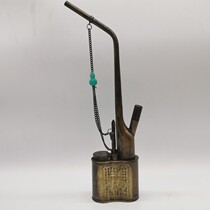 Antiques and miscellaneous antiques of the Republic of China rural folk customs nostalgic old objects brass old-fashioned hookahs hookah pipes hookahs