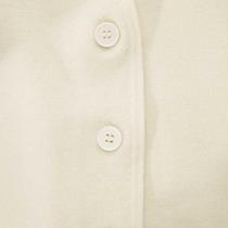 Waisted and simple 2024 early spring new wool blended sweater jacket knitted cardigan