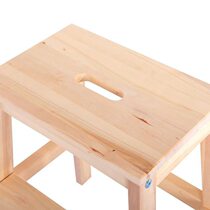 Solid wood footstool layer step stool footstool stair number solid wood 35 high birch 50 high