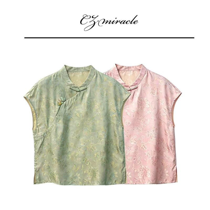 【Yanyu Jiangnan】 "Brand Offline Order Model"/New Chinese Style Top Jz-5109C