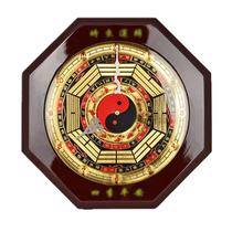 Wood Tai Chi Bagua Clock Bagua Clock Compass Zhongji Bagua Clock Wall Clock Living Room