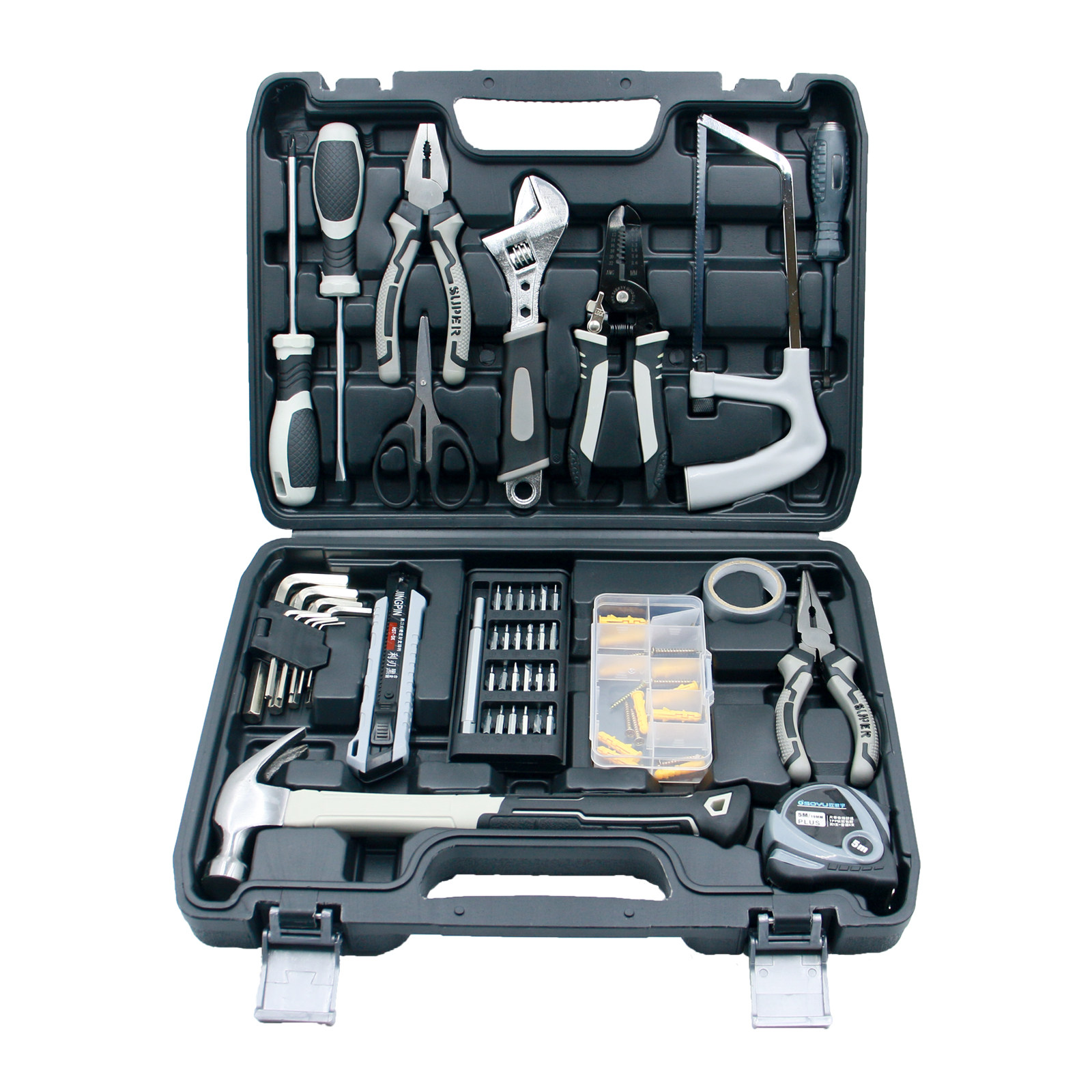 Household Tool Box Set Hardware Tools Multifunctional Vise Wrench Screwdriver Hexagonal Wire Stripper