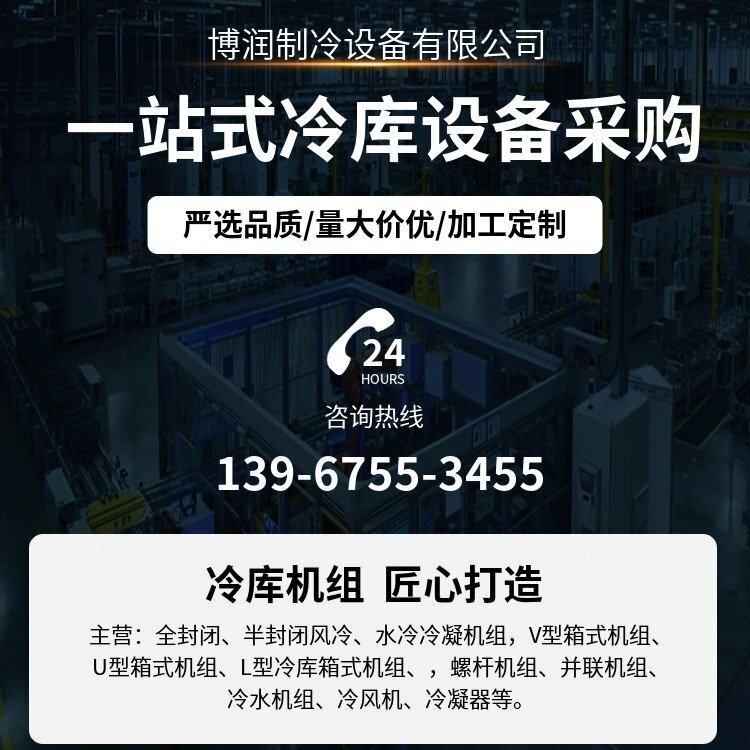 雪人莱富康SP4H3000半封闭活塞制冷压缩机30P中低温冷库配套设备(图2)