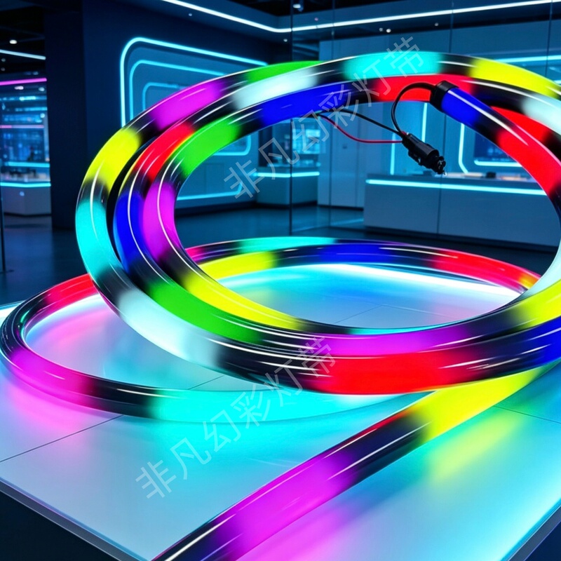 Bar Black Tube Silicone Neon Light Marquee Strip Programmable Ktv Colorful Flexible Light Strip 360-Degree Light-Emitting Tube Bar Black Tube Silicone Neon Light Marquee Strip Programmable Ktv Colorful Flexible Light Strip 360-Degree Light-Emitting Tube