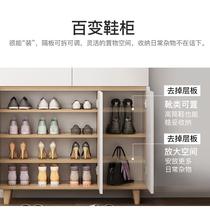 New shoe cabinet for home use with large capacity heightening belt hanging clothes integrated space-saving storage entryway entrance hall cabinet foyer storage