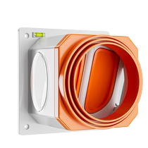 Kitchen anti-inverse valve smoke exhaust ventilator flue check valve anti-smell washroom universal one-way smoke exhaust pipe