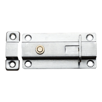 Automatic stainless steel spring latch bathroom door latch door buckle wooden door anti-theft door lock left and right exposed latch