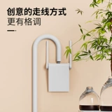 Проволочный желоб из ПВХ, самоклеящийся на поверхности, антиступенчатый артефакт, невидимое украшение, бытовой провод с открытым проводом, сетевой провод, экранирование проводной линии, мягкий проводной проволочный желоб