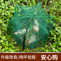 Thickened foldable fish cage shrimp cage fish ground net crayfish special fish cage fishing net to catch fish eel shrimp and fish