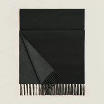 Shanghai Warehouse Spot Clearance God Recommends Little Red Book Masters Selected Scarf Color Mens and Womens Scarf Blue Two Sides