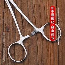 Stainless steel hook removal pliers large elbow decoupler hook remover curved mouth hemostatic pliers fishing supplies Luya