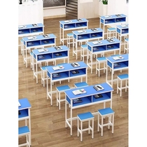 Tutoring classes for primary and secondary school students tutoring adult training tables and chairs single lifting desks and chairs double factory direct sales