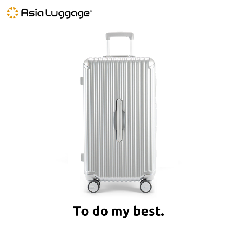 [Celebrity Style] Asia Luggage Light Luxury Aluminum Frame Suitcase Silent Universal Wheels Japan 20inch Luggage