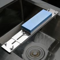 304 stainless steel whetstone bracket sub-sink pond telescopic thickening new fixed frame fixed angle frame oil sharpening rack