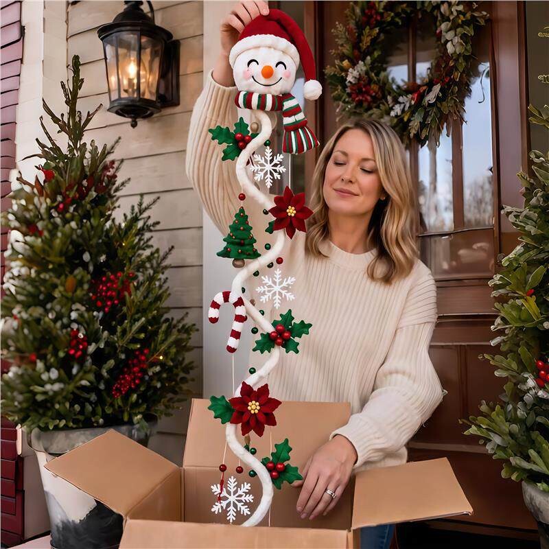 Christmas Decorative Light DIY Material Kit, Glowing Door Decorations, Led Light Strips, Ambiance Holiday Decorations, Door Frame Wall Hangings