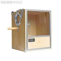 Parrot transparent breeding box black phoenix peony tiger skin hatching egg box small bird nest house bird cage accessories acrylic