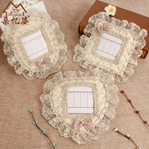 European switch frame cover high-end lace embroidery sticker quilted fabric cover dust cover decorative wall sticker socket