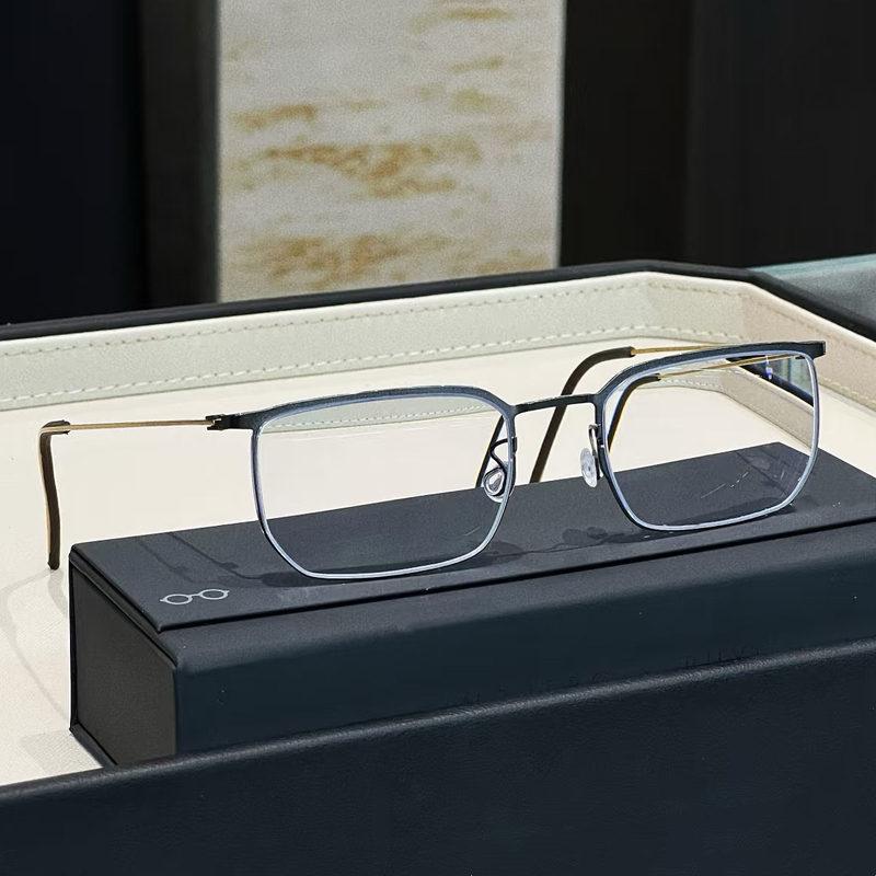 2026 New Linde Blok Series 4254 Same Style Eyeglass Frame Ultra-Light Pure Titanium Eyeglass Frame Fashionable Unisex Style 2026 New Linde Blok Series 4254 Same Style Eyeglass Frame Ultra-Light Pure Titanium Eyeglass Frame Fashionable Unisex Style