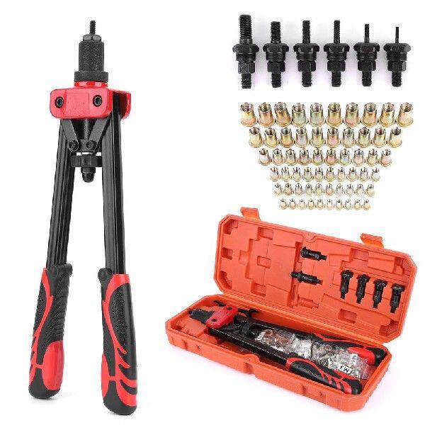 Rivet Nut Tool Hand Riveter M3 M4 M5 M6 M8 M10 Rivnut Tool
