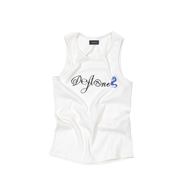 Lce* Out of Control Edge 26Ss Cursive Print Tank Top 420g Lce* Out of Control Edge 26Ss Cursive Print Tank Top 420g