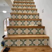 Elm stairs wooden step stairs home stair treads retro custom-made stair treads real B&B wooden old steps