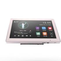 Bluetooth network port background music ceiling new timed playback inch Android speaker 7AUX touch host 485wifi