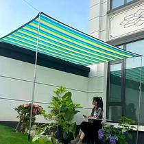 Courtyard sunshade net support rod sunshade net fixed rod sunscreen net support rod plant sunshade net column terrace