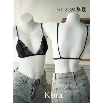 Pure desire french front button lace triangle cup bra ສໍາລັບແມ່ຍິງ
