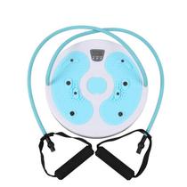 Waist twisting machine drawstring calorie counting waist reduction home fitness abdominal control womens sports equipment blue calorie counter