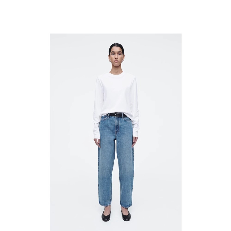 Original Discount Women's Spring Arch Standard Fit Tapered High-Waisted Ankle-Length Casual Jeans 0969093033