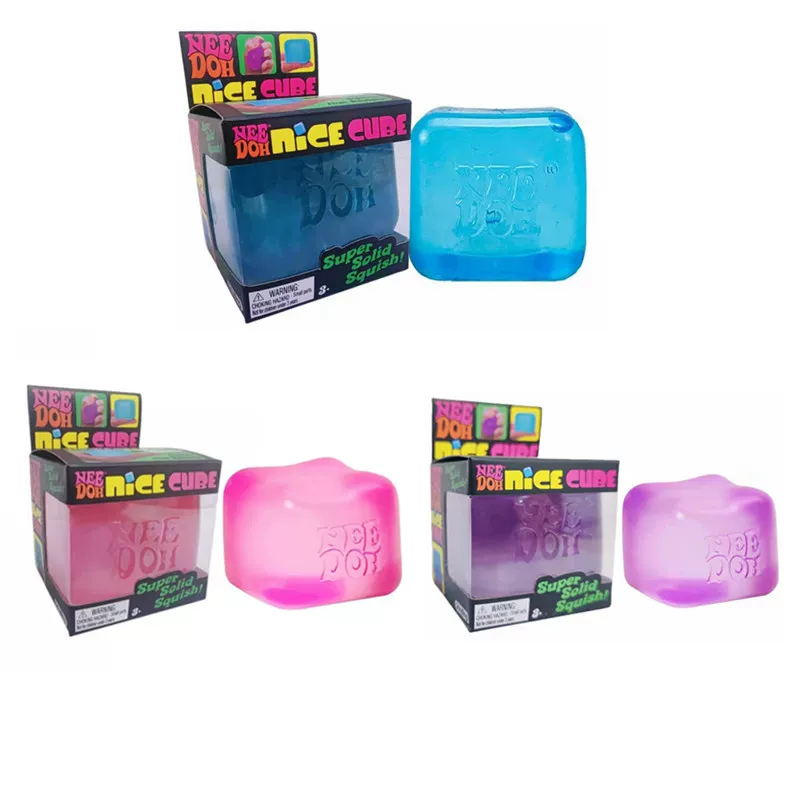 Американская подлинная Needoh зажимная сенсорная игрушка stress relief кубик вентильная игрушка Schylling Needoh