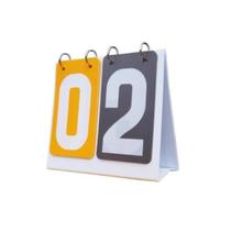 Flip-Flop Goalball Scoreboard Counting Mobile Plastic Points Three-Digit Score Football Flip Numbers