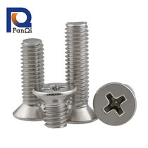 American standard 304 stainless steel screws cross recessed countersunk head flat tail screws 2#-6# American inch flat head machine wire screws