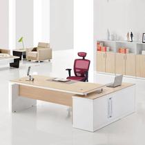 ZIFU Furniture Panel Supervisor Desk with Side Cabinet Manager Desk Simple Modern Single Office 1800*900