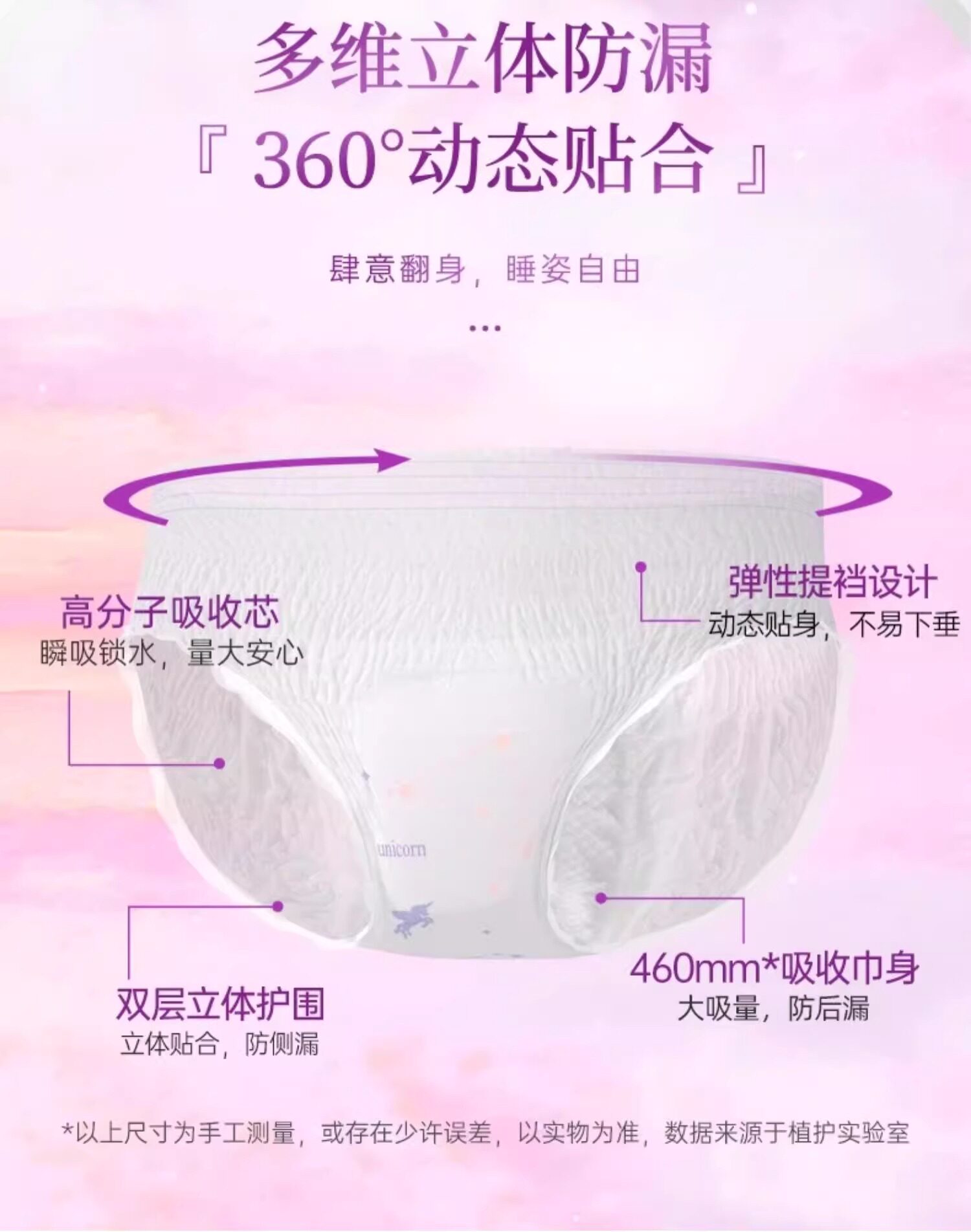 植护安睡裤女24条经期用防漏安心裤产妇专用姨妈期安全裤卫生巾女 — 5