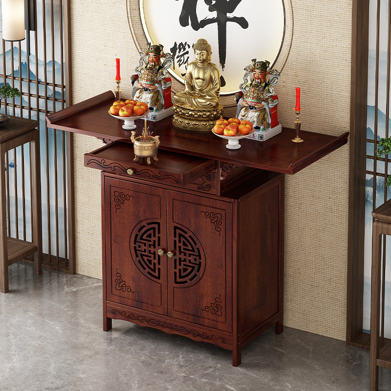 大佛龛供桌神台佛堂菩萨佛像佛台经济型财神桌贡桌贡台家庭小供台怎么选？-供桌-淘宝好物网