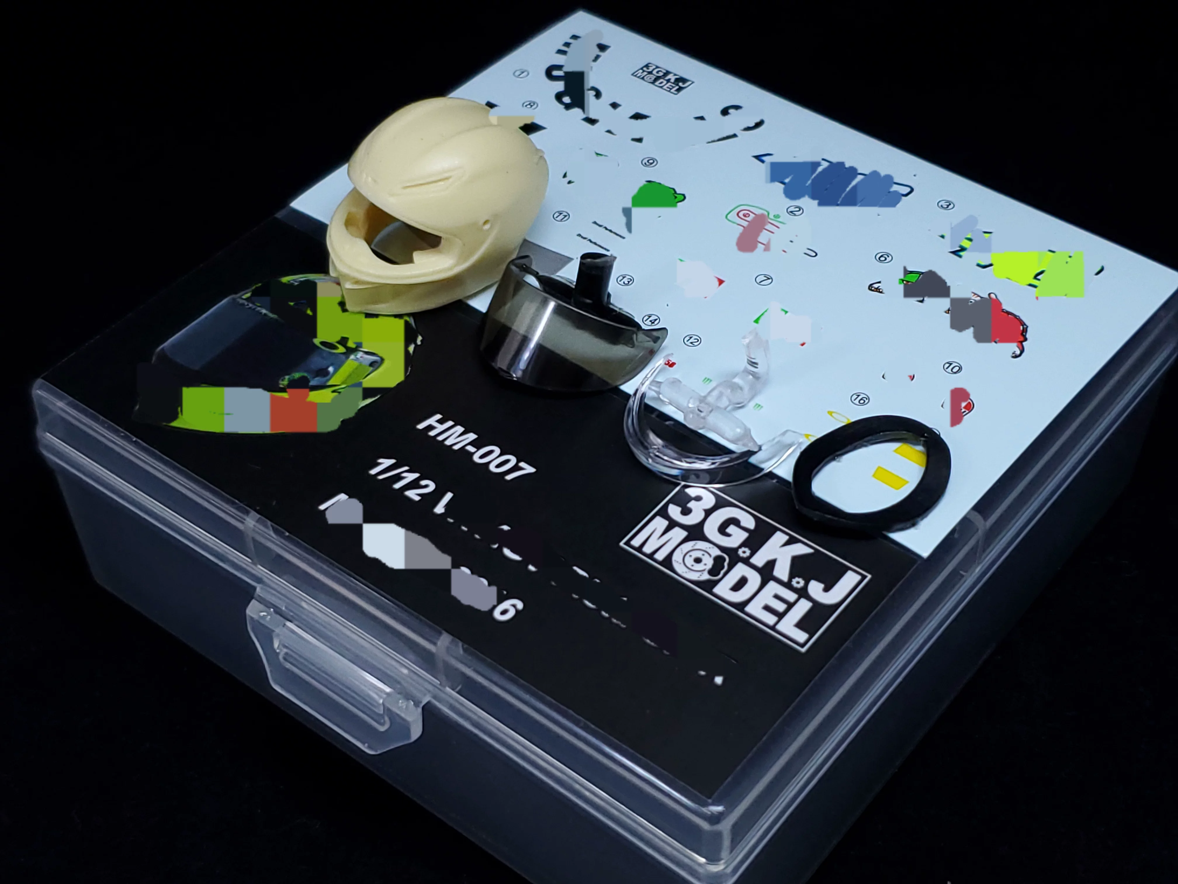 [HM024 1/12 Helmet Model Kit Overseas Link]