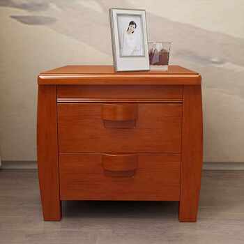 Fully solid wood bedside table small simple modern bedside cabinet storage cabinet simple bedroom multi-function storage cabinet