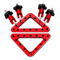 45 90 degree 120MM aluminum alloy triangle ruler clamp woodworking puzzle positioning ruler installation fixed clip turning ruler hot style