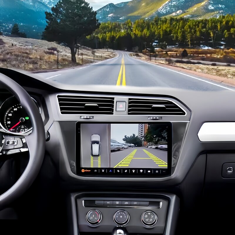 Подходит для автомобилей Volkswagen Tiguan L 17-21 лет центральное управление, навигация на большом экране, панорамное изображение заднего хода на 360 градусов, все в одном устройстве Изображение 1