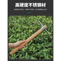 Engineer cross pickaxe outdoor pickaxe with handle stainless steel head outdoor cross pickaxe mountaineering pickaxe