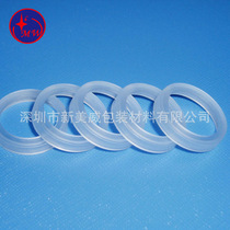 Professional customized transparent round silicone gasket O-ring waterproof sealing rubber gasket die cutting processing