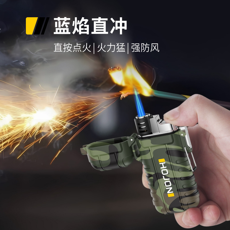 🔥户外露营必备🔥 植喜可伸缩防水点火枪防风直冲打火机 - 野外生存好帮手-打火石-淘宝好物网