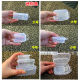Mini plastic box small storage box small box transparent small size portable mask storage box rectangular
