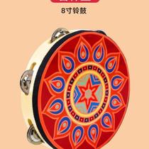Tambourine kindergarten Dunhuang Feitian Xinjiang dance Uighur tambourine beats dance props Tambourine Orff musical instrument